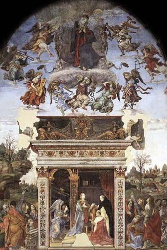 Filippino Lippi Assumption and Annunciation China oil painting art